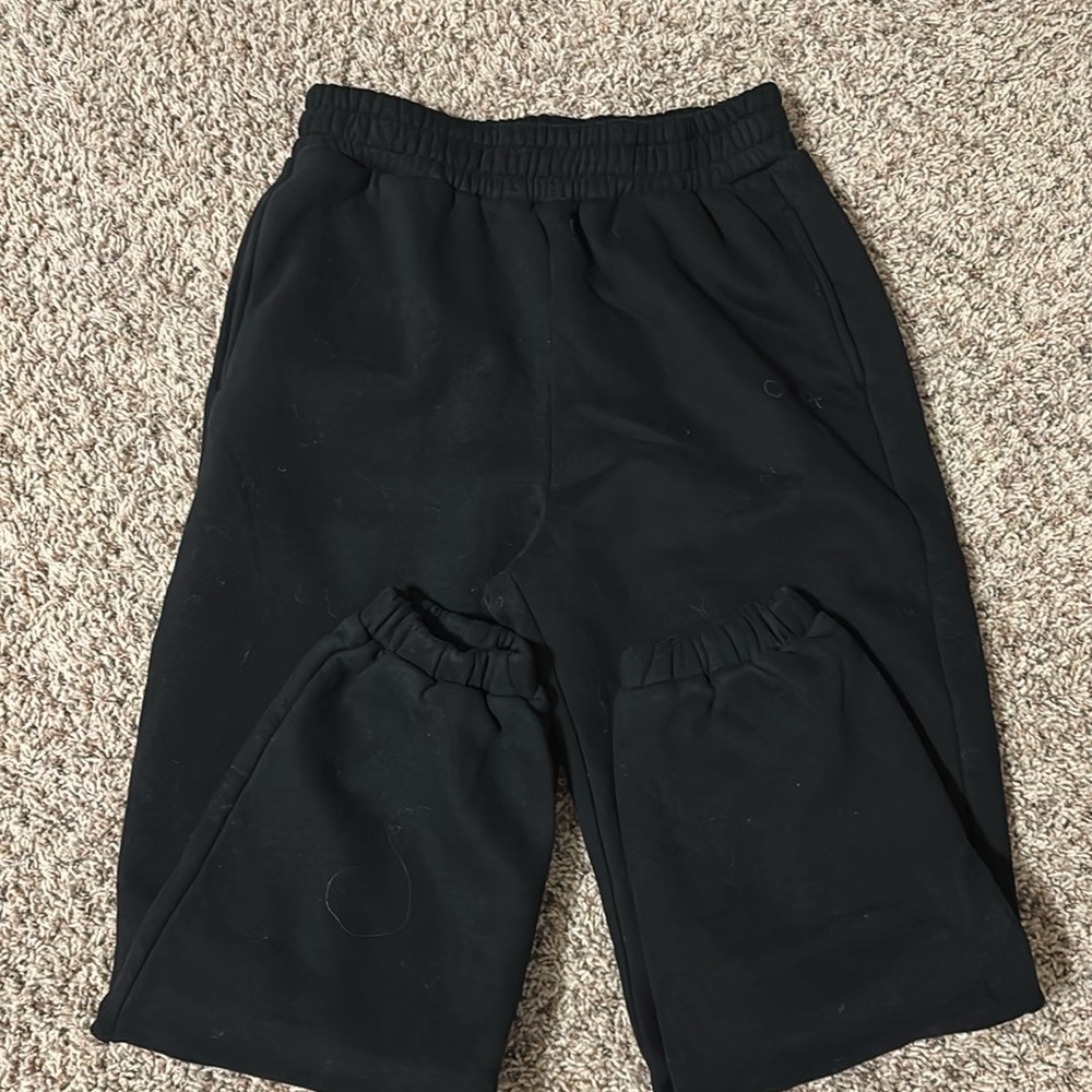 Comfrt black weighted sweatpants size M